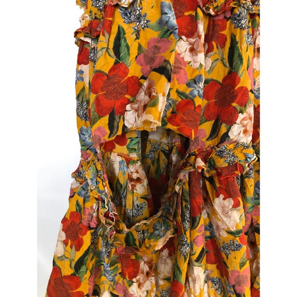 Nicholas Prairie Dress Smocked Floral Multicolor 18 - Picture 11 of 14